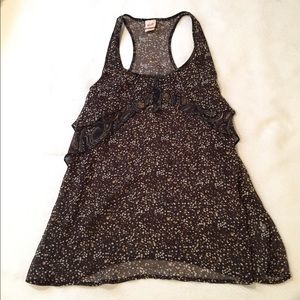 Brown Racerback Tank